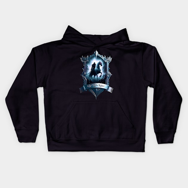 The Dark Rider Kids Hoodie by Syauqi Studio